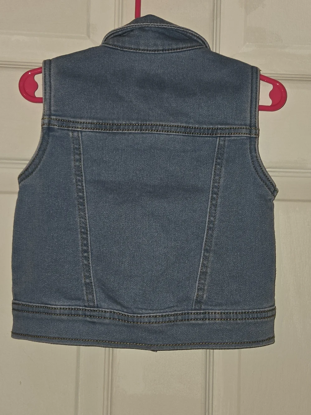 Lucky Penny Light Blue Denim Vest SZ 2T